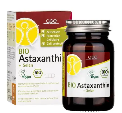 GSE Astaxanthin + Selen Kapseln