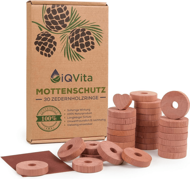 Natürlicher Mottenschutz aus Zedernholz